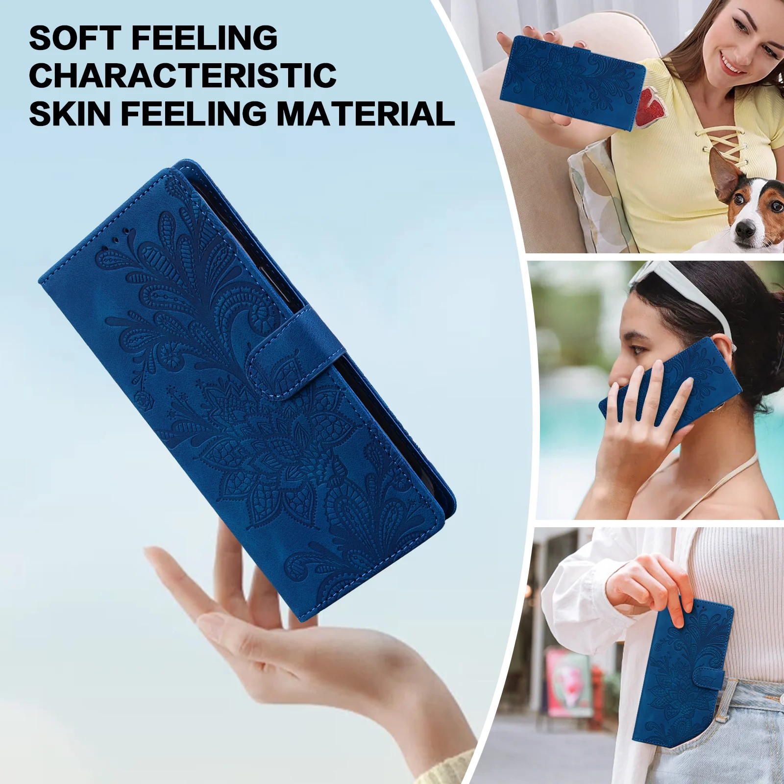 Magnetic Flip Leather Wallet Phone Case