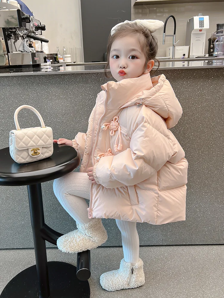 

New Baby Girl Puffer Girls' Winter Clothes Down Jacket Children'S Cotton-Padded