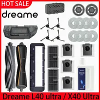 Dreame L40 Ultra / X40 Ultra/MOVA P50 Pro Ultra /P10 Pro Ultra อะไหล่อุปกรณ์เสริมหลักแปรงด้านข้างกรอง Mop ผ้าฝุ่น 1