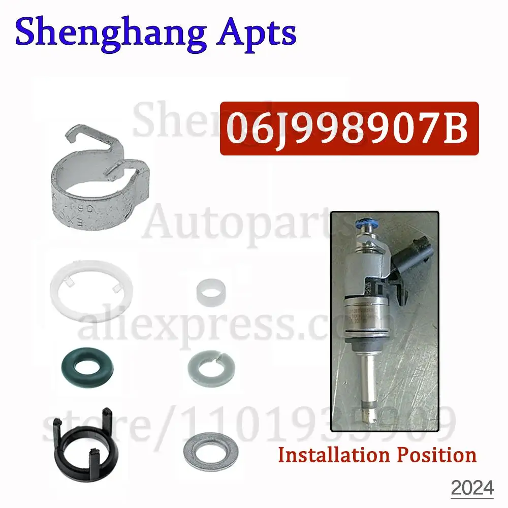 06H998907A Injector Repair Seal Kit For Audi A3 A4 A5 A6 Q5 Q3 TT VW Golf R GTI Tiguan Passat CC EOS 2.0L 06J998907A 06J998907B