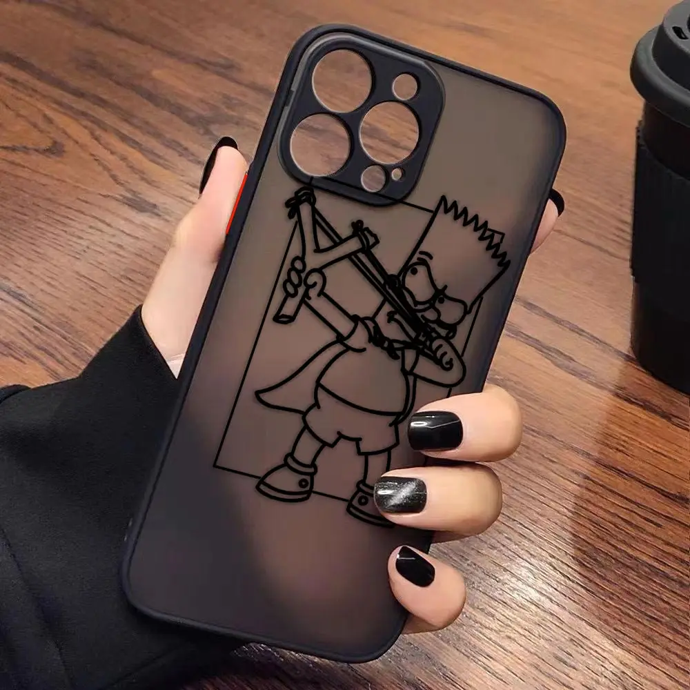 thumbnail image 1 of Case for iPhone Apple 14 13 11 12 MINI Pro XS Max XR X 7 8 SE 2022 2020 6 6S Plus Case Funda Capa Shell Movie The S-Simpsons-S, 1 of 5