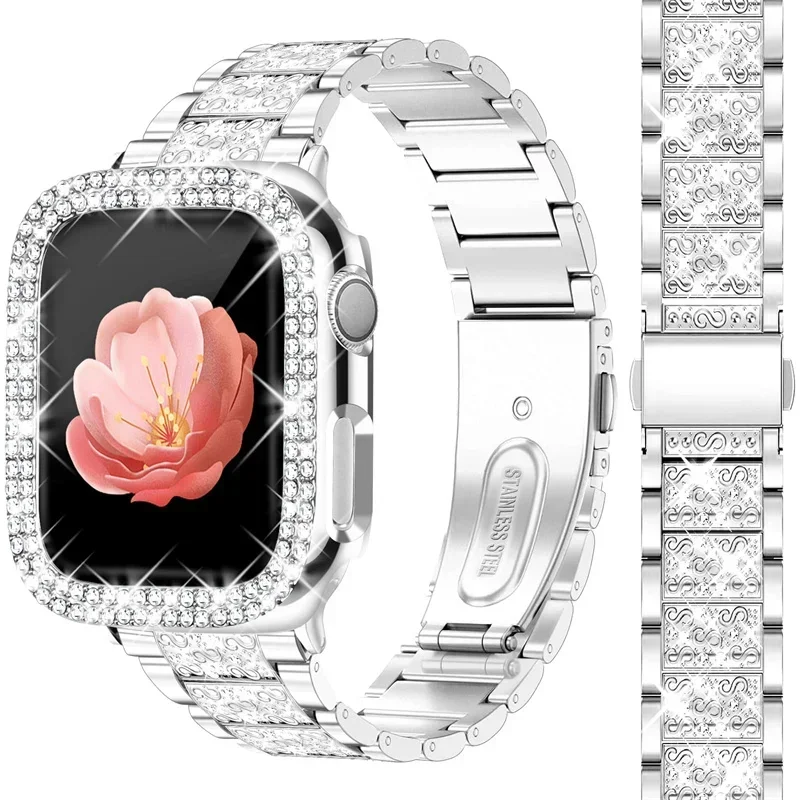 ตัวเลือกสินค้า สร้อยข้อมือ Apple Watch 4 ขนาด 45-38 มม. โลหะหรูหรา