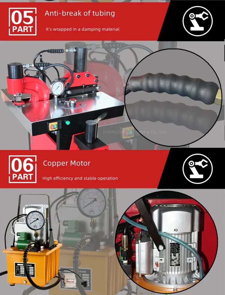 New Electric DHY-200 Three-In-One Copper Bar Processing Machine Combined Busbar