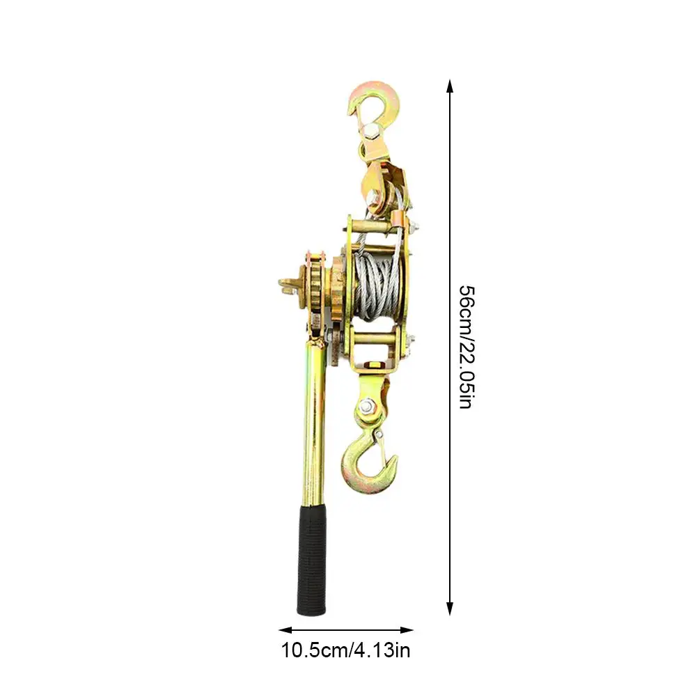 Rope Tightener Heavy Duty Cord Tightener Lifting Pulley Manual Tensioner Wire Ratchet Tensioner Ratcheting Rope rope tightener