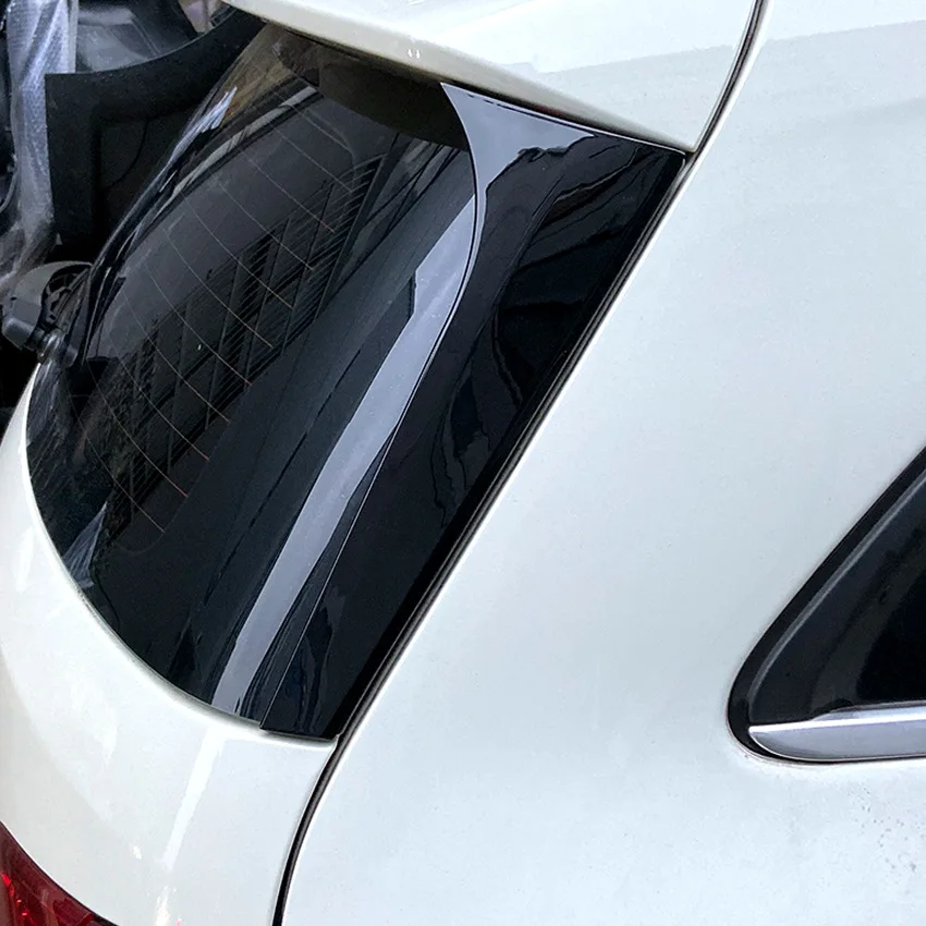 Für Mercedes Benz B Klasse W246 B180 B200 Glanz Schwarz Hinten Fenster  Seite Spoiler Flügel 2012-2018 ABS Stamm spoiler Canard Splitter