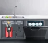 560W Kitchen Sink Food Waste Disposer TC4 Stainless Steel Level 7 Grinding System Continuous Input Food Crusher Garbage Disposal 4