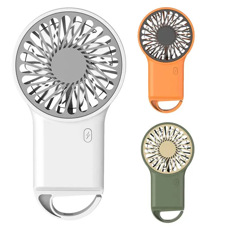 

Mini Desk Cooling Fan Portable Creative Adjustable Solid Color Charging Small Fan USB Rechargeable Fan for Home/Office/Dorm