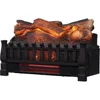 Electric Log Set 1,000 Sq Ft Heater, Faux Logs Insert with Infrared Flames for Existing Fireplaces, Remote Control Included 2