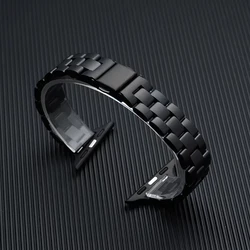 Sleek Multisize Smartwatch Bracelet Strap - Series10 11 - 42mm (Black)