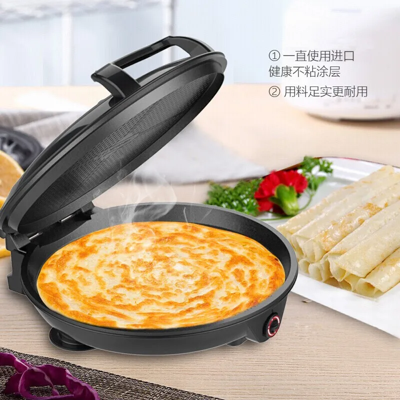 Household Double-sided Heating 36CM Large Roasting Pan Grilling Machine Sarten Electrico Electric Skillet Pizza Maker