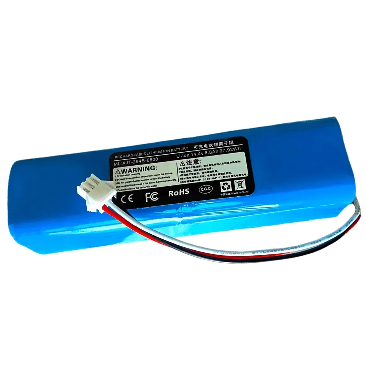 Rechargeable Battery Vacuum Cleaner Battery Suitable for Lydsto R1 Rodmi Eve Plus M7 Pro M8 Pro M9 U6 vacuum cleaner 6800Mah original rechargeable lithium-ion battery
