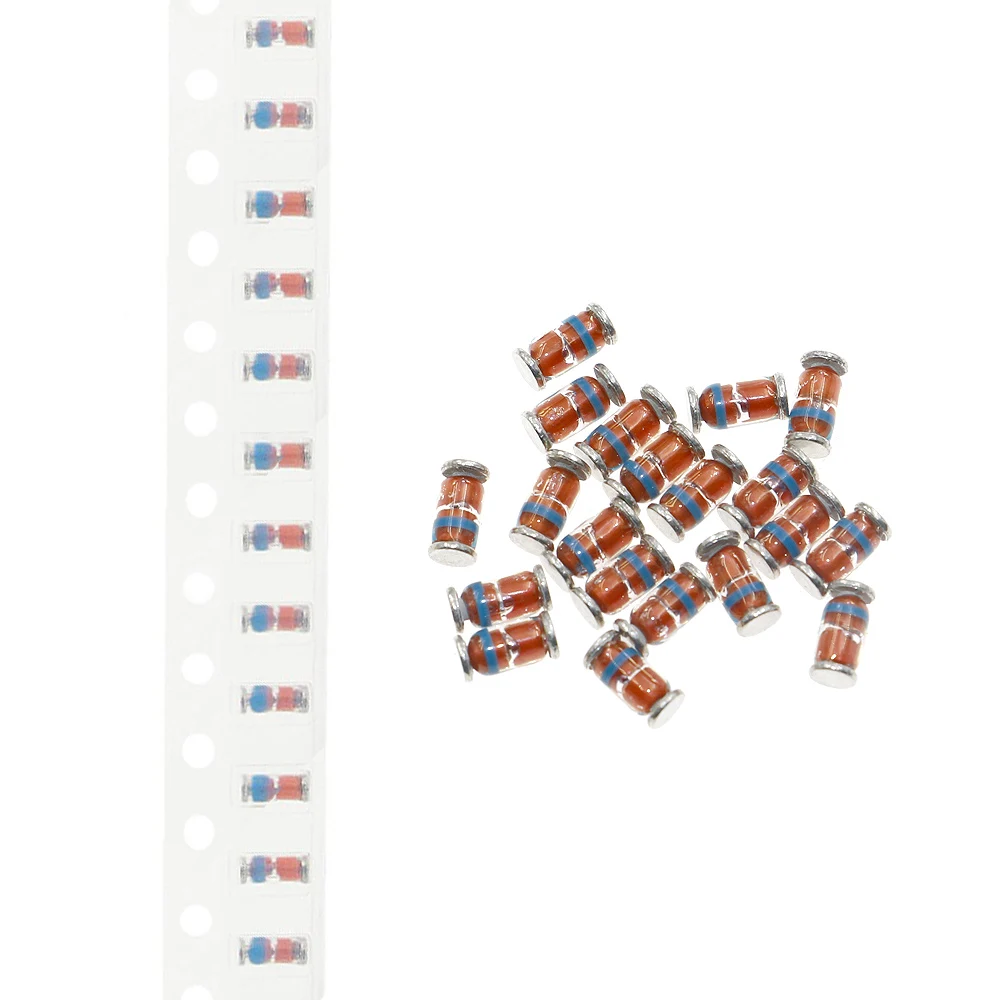 SMD 제너 다이오드 LL-41, 3.3V, 3.9V, 4.3V, 4.7V, 5.1V, 5.6V, 7.5V, 8.2V, 9.1V, 10V, 12V, 13V, 15V, 18V, 20V, 22V, 50 개 24V