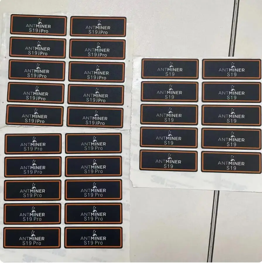 Etiqueta Série S19 Adesivos S19pro S19j Pro Etiqueta S19 10 Pcs - Imagem 2