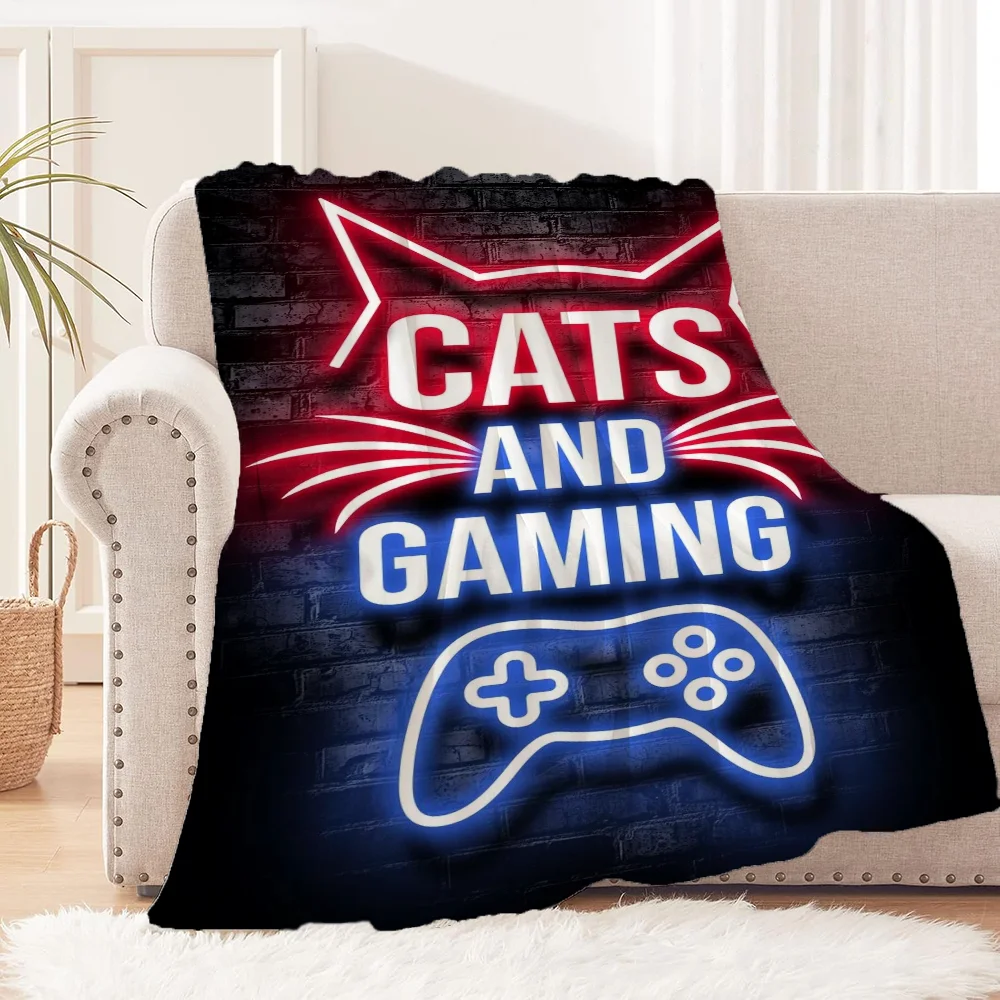 Blanket Large Game Controler Luxury Blankets for Decorative Sofa Home and Decoration Summer Blanket King Size Blankets & Throw 2