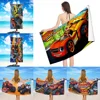Beach Towel Microfiber Sand Free Quick Dry Soft Sandproof Pool Towels Gift for Anime Blaze and the Monster Machines Women Travel 1