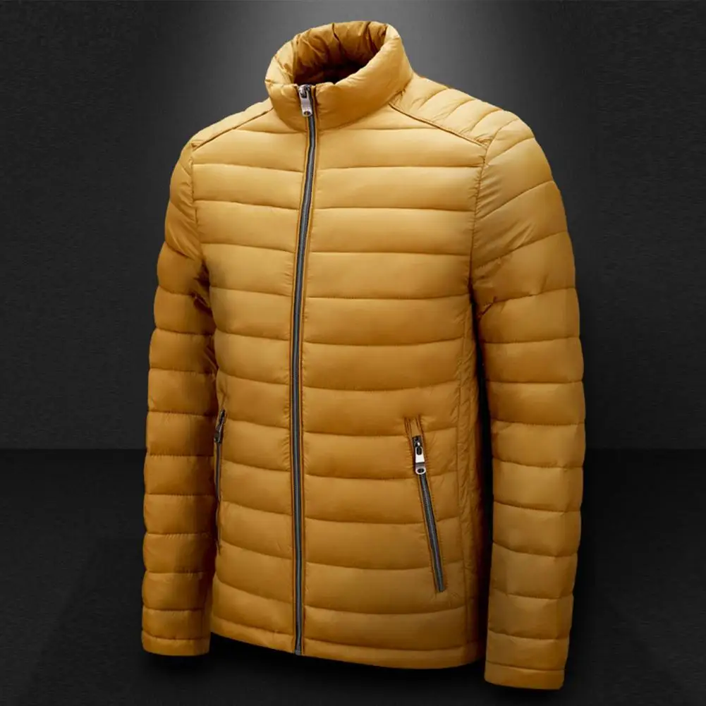 

Men 2023 Autumn Winter New Windproof Thick Warm Jacket Parka Coat Mens Fashion Stand Collar Outwear Men Classic Casual Parka Men