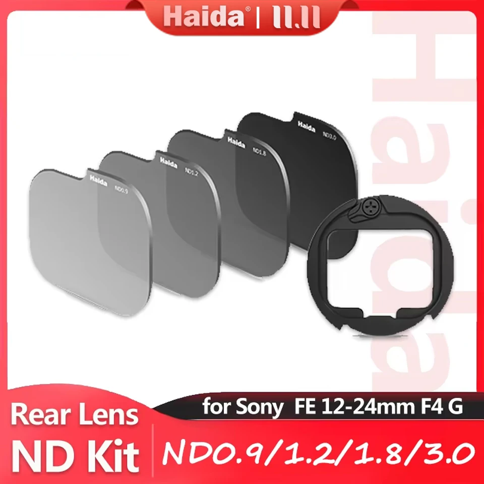 SonyFE12-24 F4G用Haida リアレンズNDフィルターキット Amazon.com : Haida Rear Lens ND 4 Filter Kit Compatible with