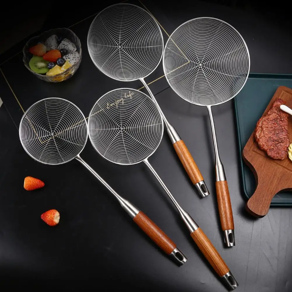 Modern Skimmer Ladle Long Handle Cooking Skimmer Hanging Hole Design Food Grade Anti-stick Cooking Skimmer Spoon