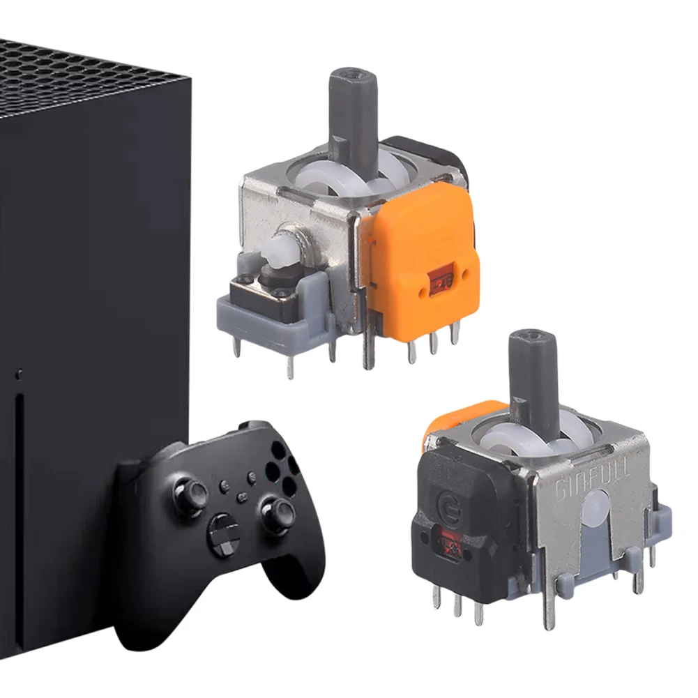 10Pcs Replacement Hall Effect Joystick 3D Analog Sensor Thumb Stick Rocker Module for PS5/PS4/Xbox Switch Controller Repair Part