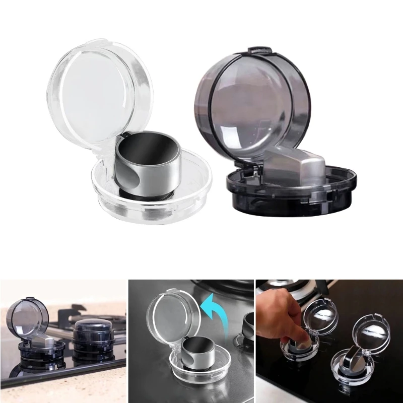 Gas Stove Switches Guard for Child Safety Natural Gas Cooker Button Cover Dirtproof Cap Knob Switches Control Protectors