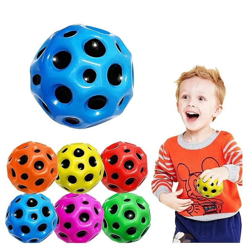 Gravity Ball Kids Indoor Outdoor Games Sport Toys PU Anti Gravity Stress Rubber Bounce Ball 66mm Extreme High Bouncing Ball