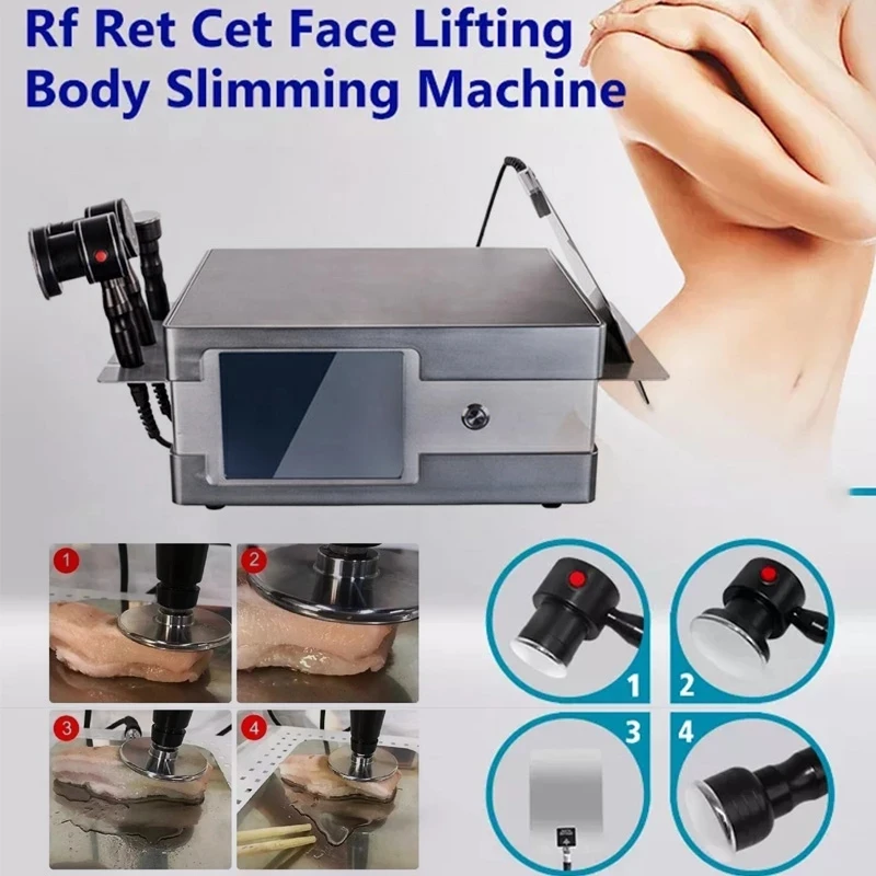 2024 Cet Ret 448K Radio Frequency Diathermy Therapy Wrinkle Removal Face Lift Skin Tightening Machine