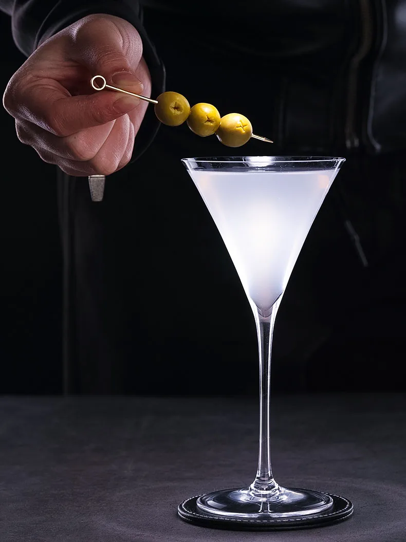 6pcs Cocktail Pick Stainless Steel Fruit Sticks Bar Tools Drink Stirring Sticks Martini Picks Party Wedding Accessory