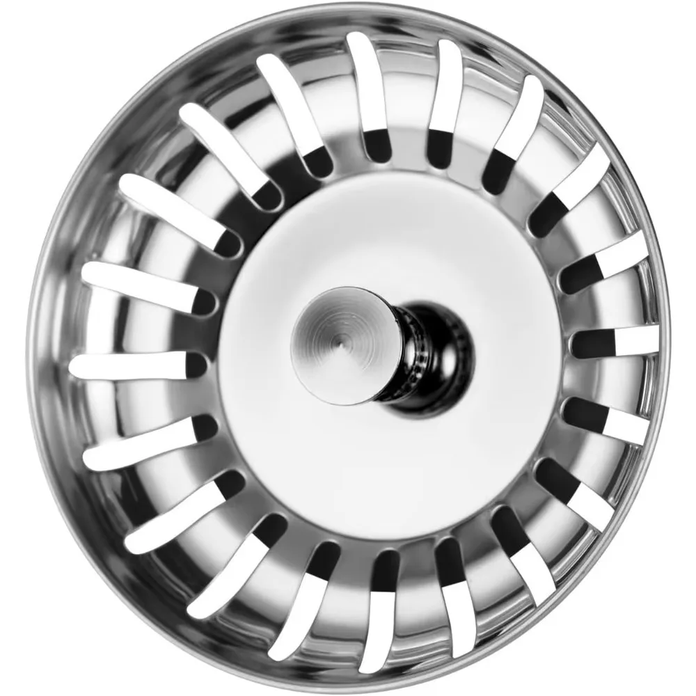 1PC Waste Plug Sink Strainer Basin Drain Filter Stainless Steel Fixing Pin Kitchen Home Accessories