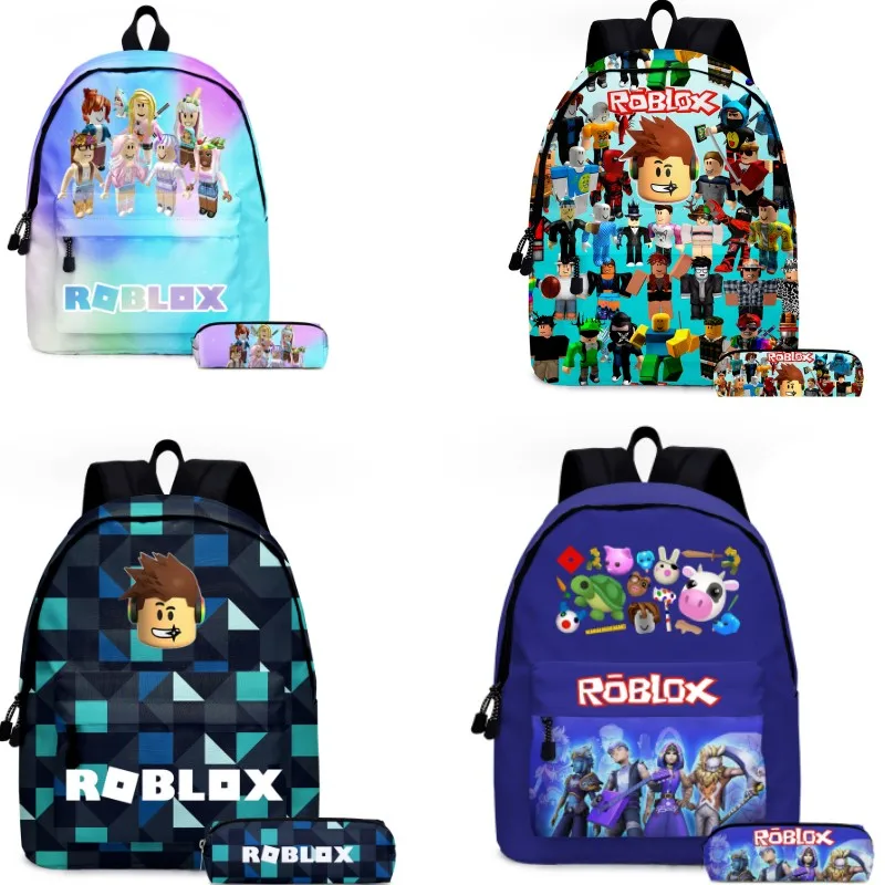 Novo Jogo Portas Circundantes Roblox Figura Escola Bolsa Mochila Lápis  Bolsa de Ombro Set Anime Cartoon School Bag Mochila - AliExpress