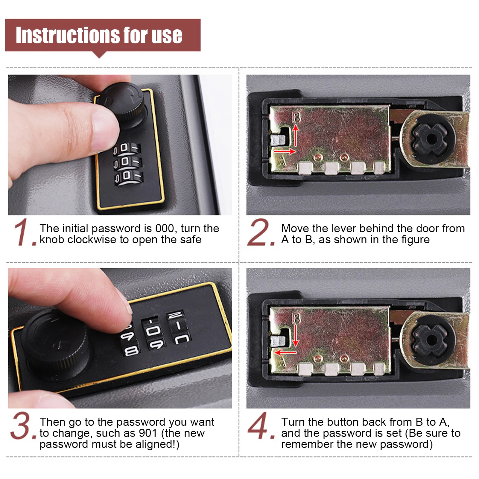 Safe Box Valuables Security Dictionary Book With Lock Security Key Lock Secret Book Code Money Simulation Book Cash for Home 5