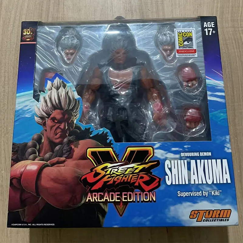 Original Storm Toys 1/12 SHIN AKUMA Street Fighter White