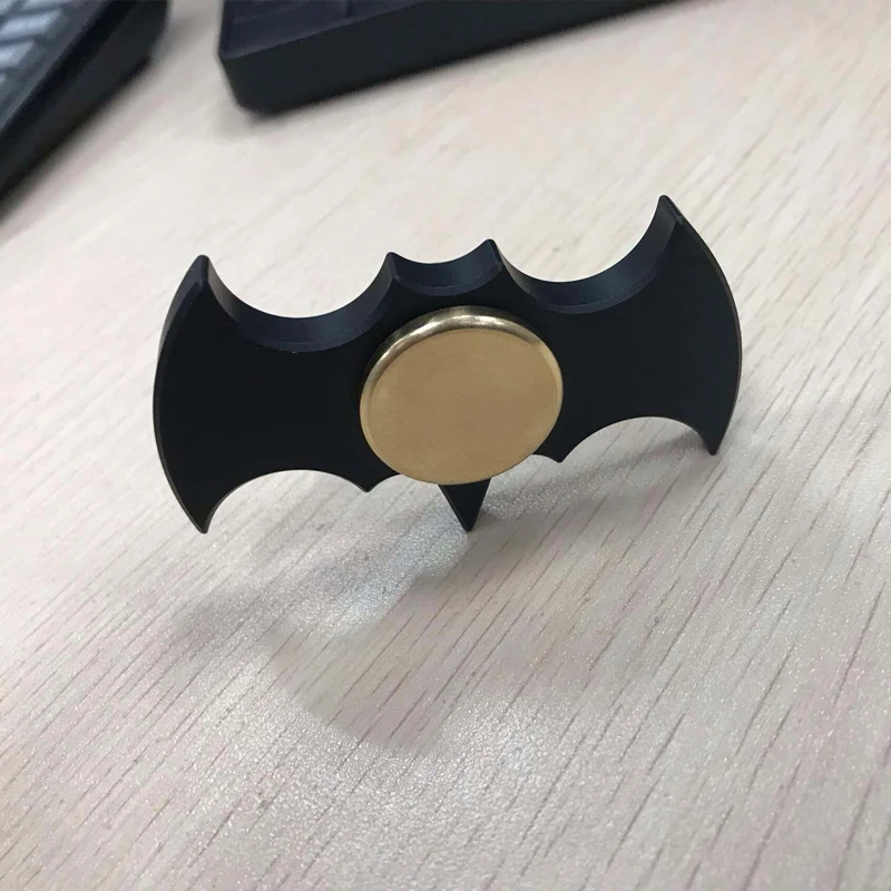 Bat Shaped Metal Fidget Spinner - High Quality Stress and Anxiety Relief Gadget