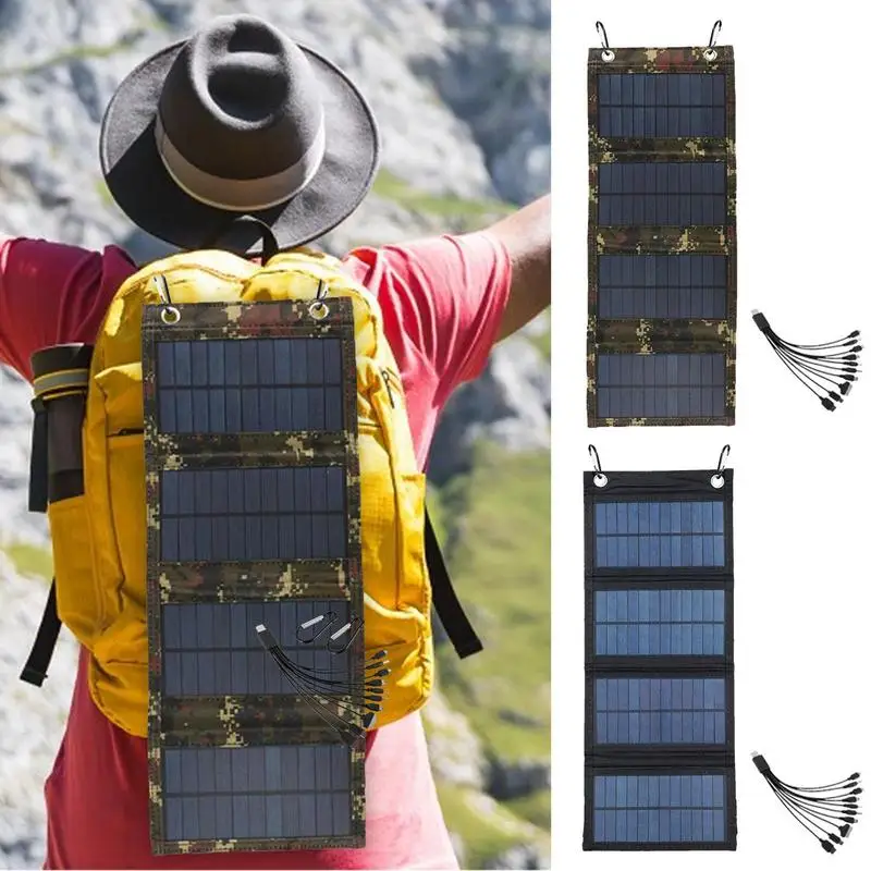 

5V Portable USB Solar Panel Solar Charger IP65 Waterproof Solar Panel For Outdoor Camping Phone Tablets Charging Regulator Solar