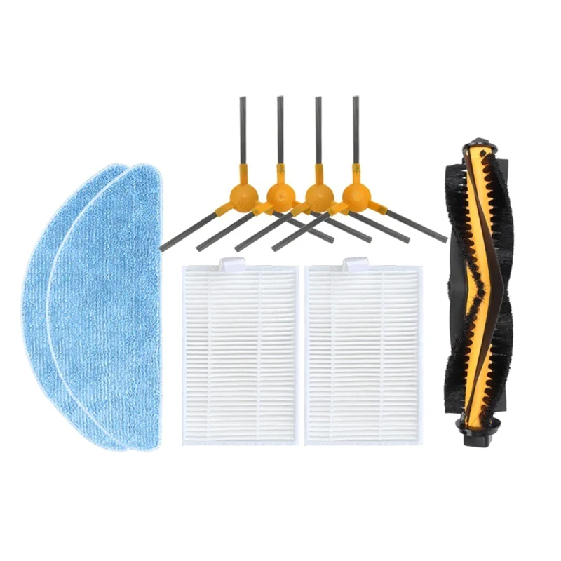 A52Q-Roller Brush Side Brush Hepa Filter Rags Replacement Robot Vacuum Cleaner Sweeper Accessories For Proscenic 800T