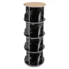 4 Tier Rotating Display Bookshelf with Strong Load-bearing Capacity for Bedroom Living Room 4