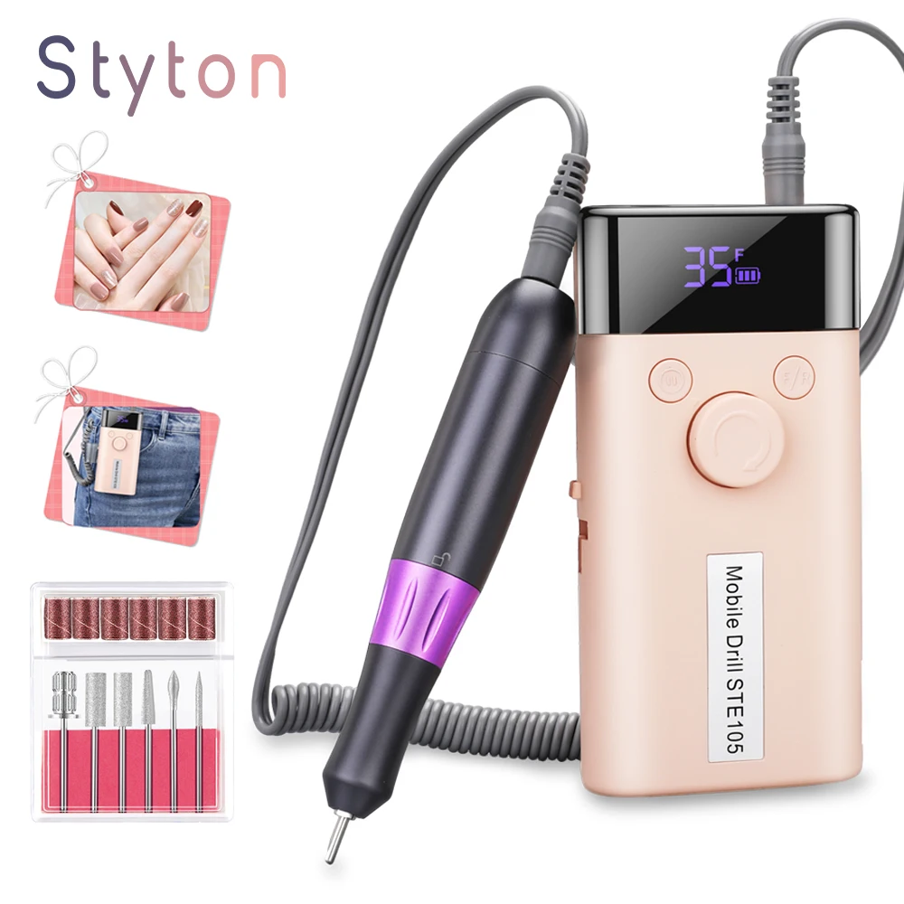 

Машинка для маникюра Styton, 35000 об./мин., с ЖК-дисплеем