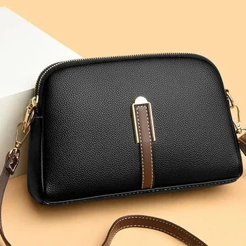 PU Leather Shoulder bag Women Handbag Designer Cowhide Flap Bag Luxury Women's Messenger Bags Crossbody Bags For Women 1