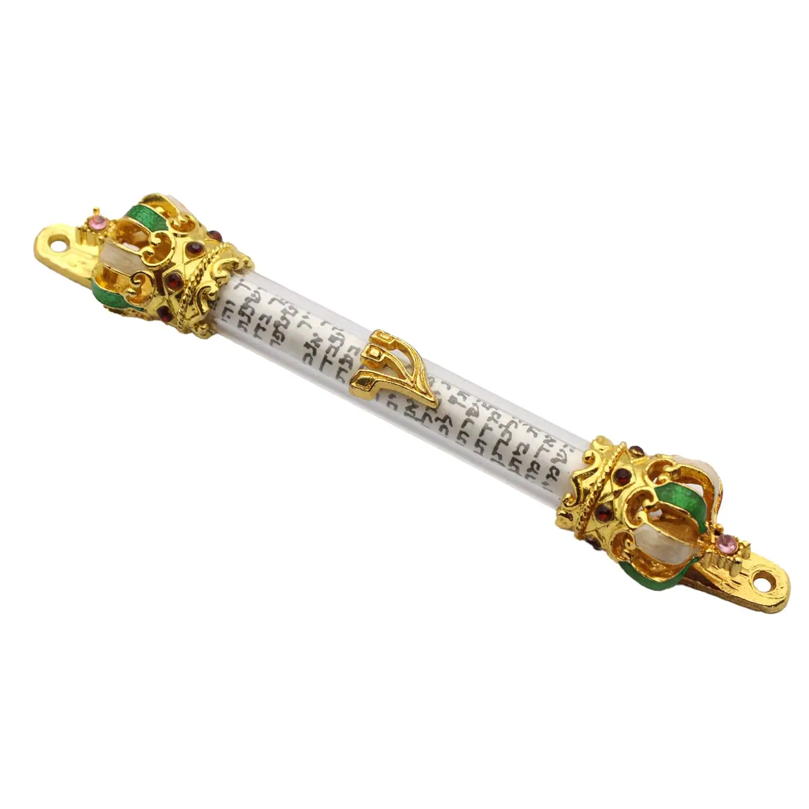 Door Mezuzah Metal Case Mezuza Hannukah Decoration Gifts Home Retro Alloy