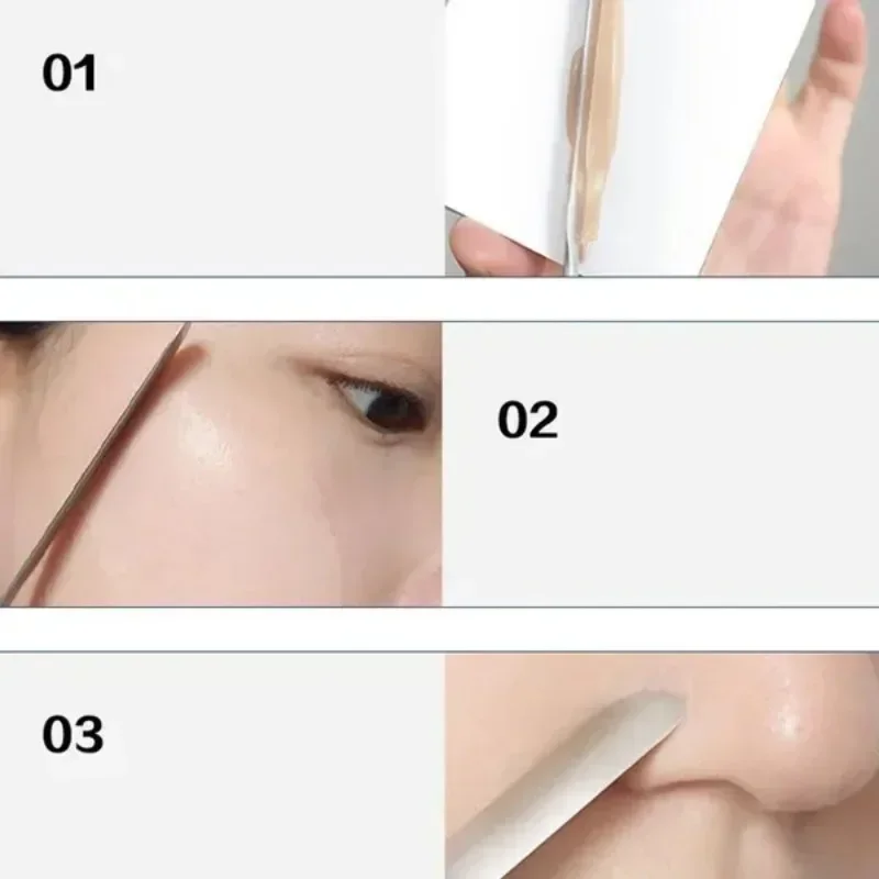 스테인리스 스틸 듀얼 헤드 메이크업 믹싱 스틱 파운데이션 크림 도구 화장품용