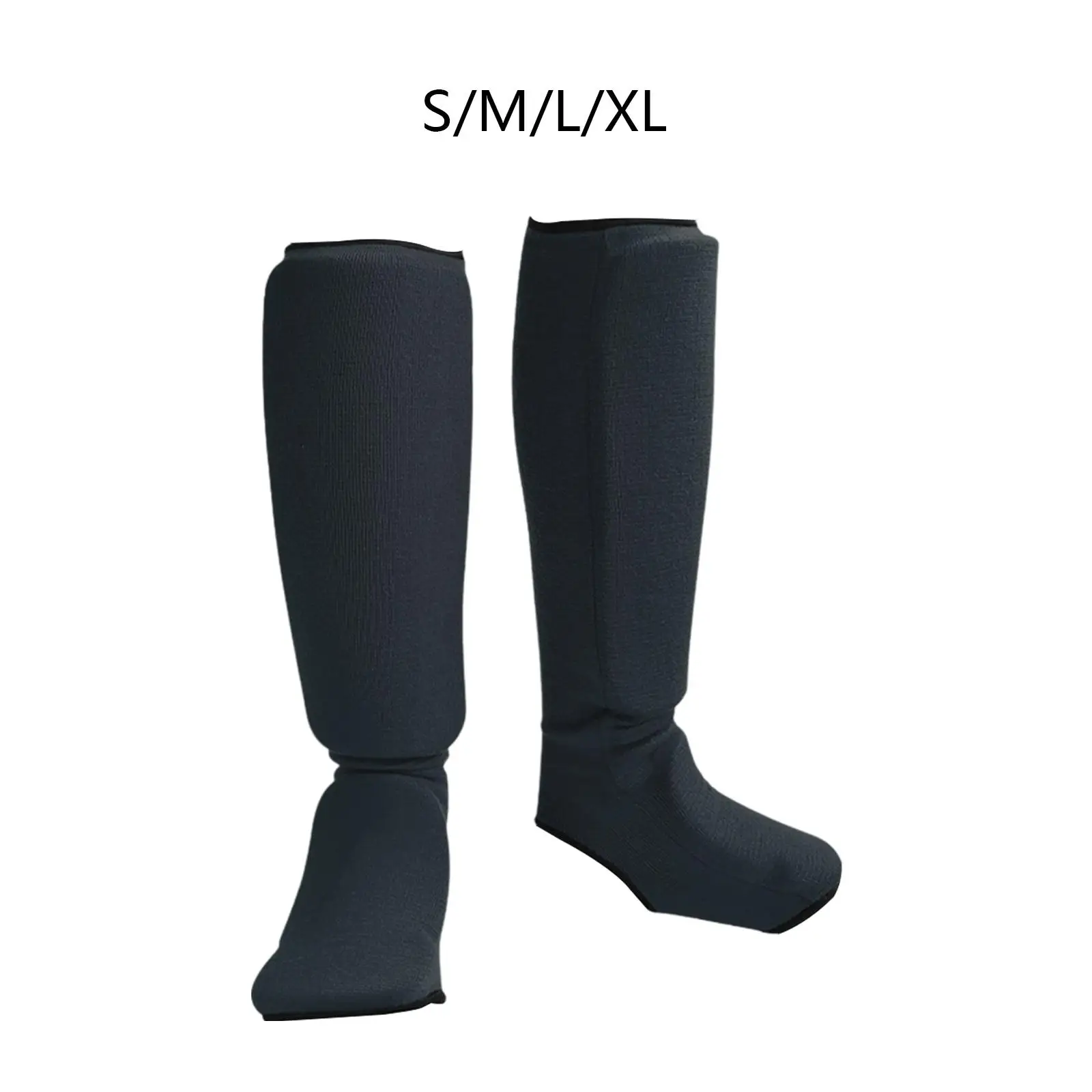 Muay Thai Shin Guards Practical Leg Foot Guards for Kickboxing Grappling Mma