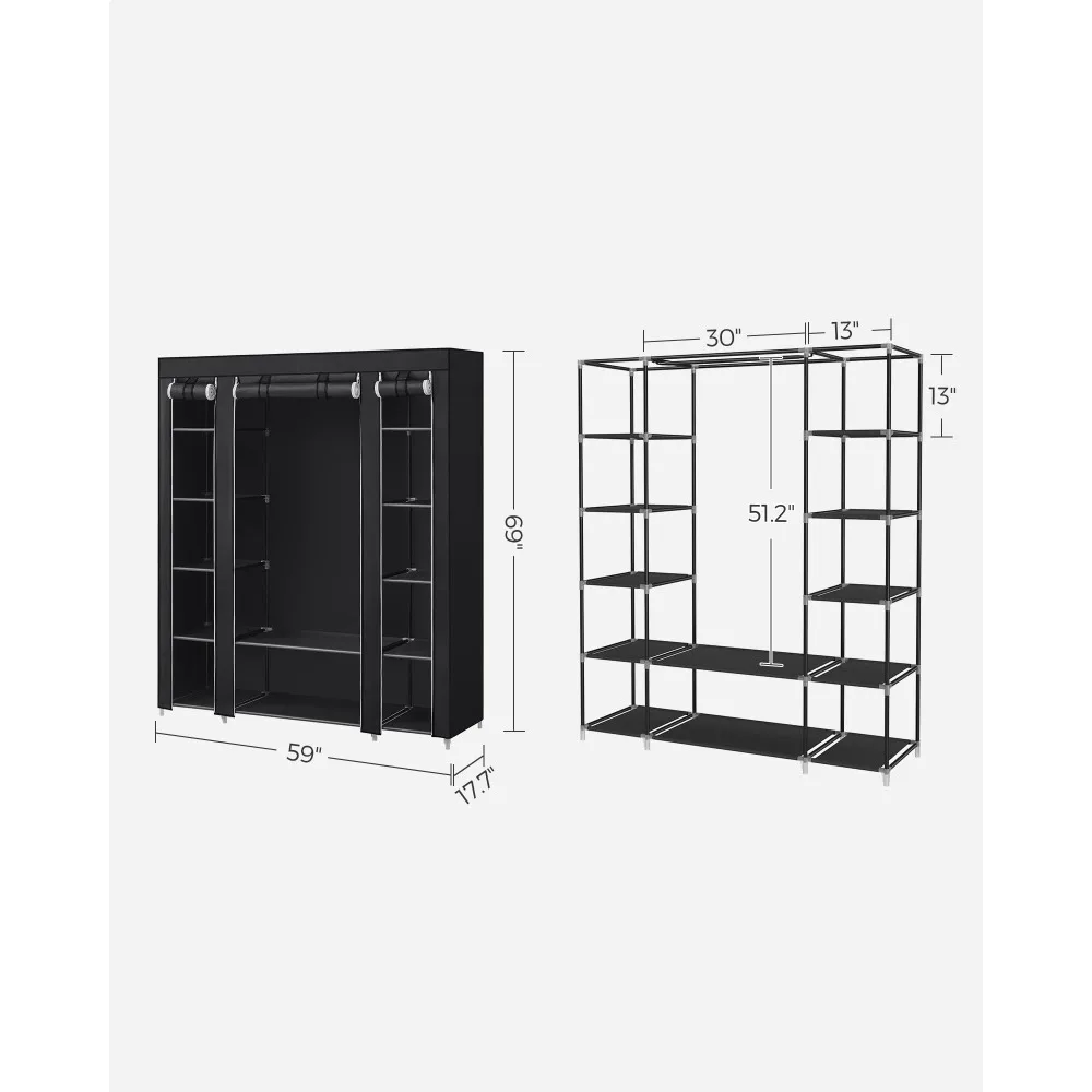 2023 New SONGMICS Closet Wardrobe, Portable Closet for Bedroom images - 6