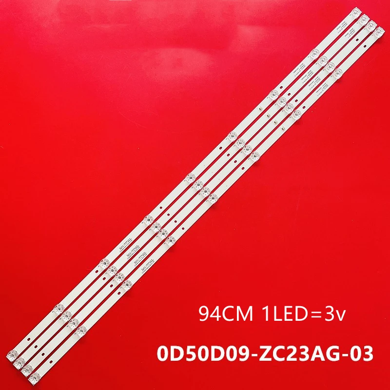 

3v LED Backlight Strip for L50M5-AD LED-50U670P LED50U570P 0D50D09-ZC23AG-03 K50DLP8F 50V9U 50D64 50D6U XMNJ50D09-ZC26AG-02