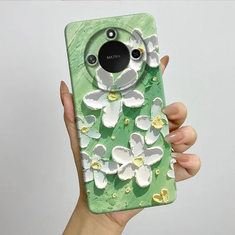 Sweet Painted Silicone Phone Case - Fashion Cartoon Design, Protective & Stylish