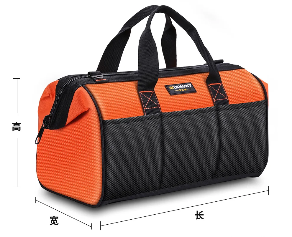 Woodworking Electrician Maintenance Hardware Tools Wear-resistant Waterproof Multifunctional Multi Pocket Messenger Site Bag Kit