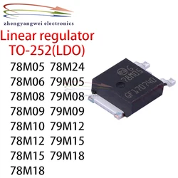 Assorted TO - 252 Voltage Regulator Set - 10 Pieces (78M08)