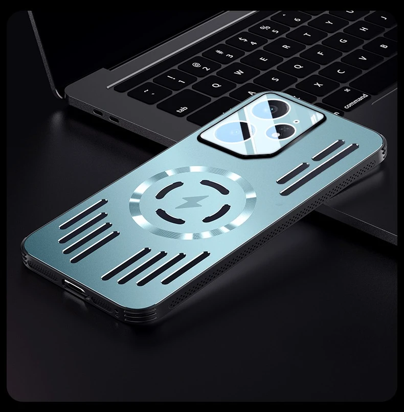 Magnetic Shockproof Aluminum Heat Dissipation Phone Case