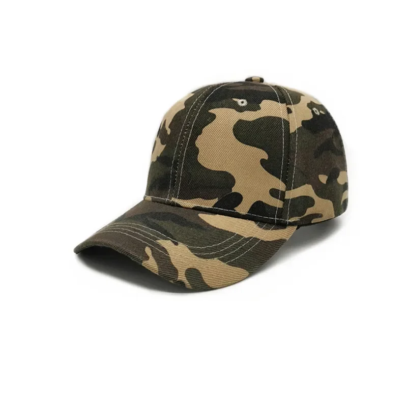 Adjustable Camouflage Tactical Cap Unisex Outdoor Sports Sun Protection Hat Baseball Hat Military Training Camo Cap Hunting