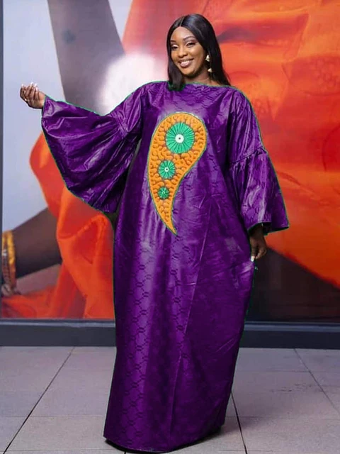 Adunni Embroidered Dashiki Boubou Gown