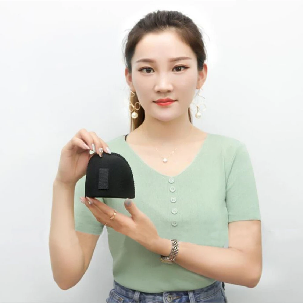 2Pcs Sponge Shoulder Pad Unisex Anti-slip Shoulder Artifact Overcoat T-Shirt Clothes DIY Apparel Sewing Ingredients Accessories shoulder pads
