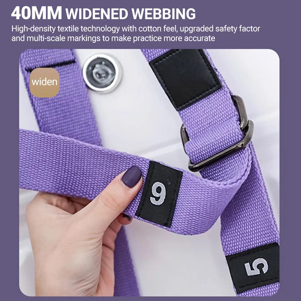 Professional Aerial Yoga Silk Strap with Capacity Inversion Training Belt for Women Pilates Leg Split Stretcher Home